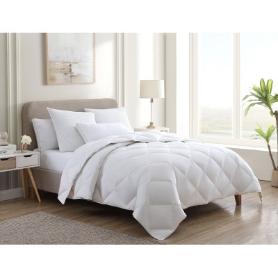 Down Alternative Comforter Diamond 10% Duck Down Duvet Light Weight Spring & Autumn Quilt