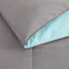 500T Bicolor Goose Down Winter Duvet 75% White Goose Down Warm Winter Duvet Comforters