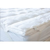CHINESE FACTORY CUSTOMIZED TWO LAYERS INDULGENT 75% WHITE GOOSE DOWN MATTRESS TOPPER FOR BETTER SLEEPING
