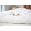 CHINESE FACTORY CUSTOMIZED TWO LAYERS INDULGENT 75% WHITE GOOSE DOWN MATTRESS TOPPER FOR BETTER SLEEPING